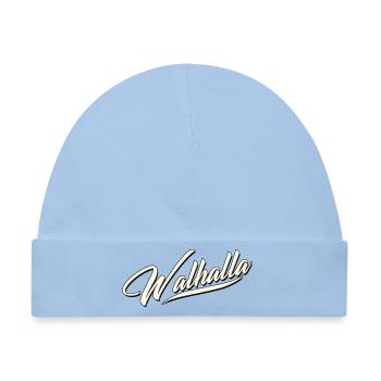 walhalla odin thor wikinger viking sticker shirt - Baby Premium Organic Mütze - Hellblau - Vorne