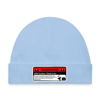 Dashcam GPS-Alarm - Baby Premium Organic Mütze - Hellblau - Vorne