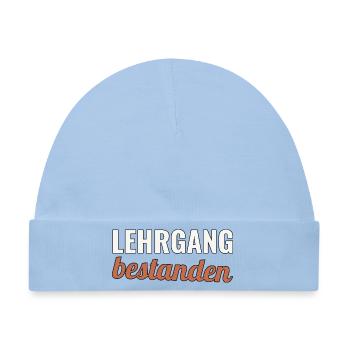Feuerwehr Ausbildung Geschenk zum Lehrgangsabschlu - Baby Premium Organic Mütze - Hellblau - Vorne