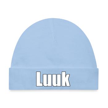 Luuk | - Baby Premium Organic Mütze - Hellblau - Vorne