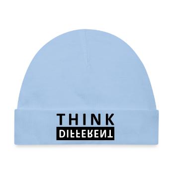 Think Different - Baby Premium Organic Mütze - Hellblau - Vorne