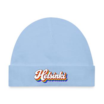 Helsinki - Finnland - Suomi - Finland - finnisch - Baby Premium Organic Mütze - Hellblau - Vorne