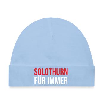 Solothurn Unzerstörbar Für Immer Design - Baby Premium Organic Mütze - Hellblau - Vorne