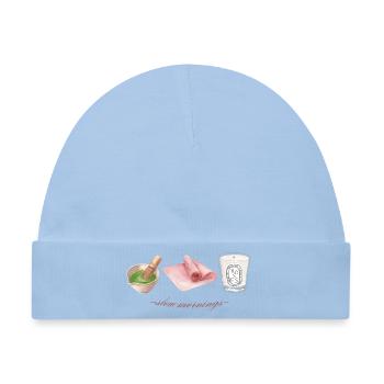 Langsame Morgen - Baby Premium Organic Mütze - Hellblau - Vorne
