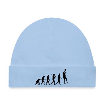 Basketballer - Baby Premium Organic Mütze - Hellblau - Vorne