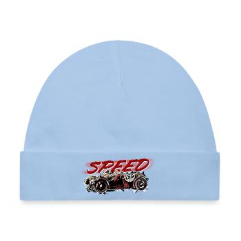 Oldtimer - Speed - Baby Premium Organic Mütze - Hellblau - Vorne