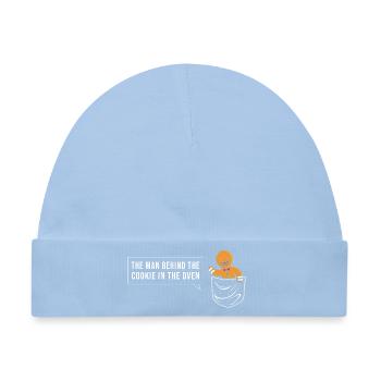 Werdender Papa werdende Väter - Baby Premium Organic Mütze - Hellblau - Vorne