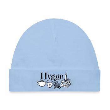 Hygge Motive - Baby Premium Organic Mütze - Hellblau - Vorne