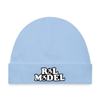 Jeder Rollstuhlnutzer ist ein Vorbild # - Baby Premium Organic Mütze - Hellblau - Vorne
