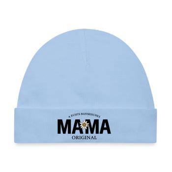 Bayerisches Original - Mama - Baby Premium Organic Mütze - Hellblau - Vorne