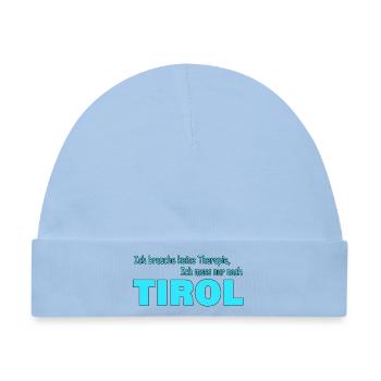 Therapie TIROL - Baby Premium Organic Mütze - Hellblau - Vorne