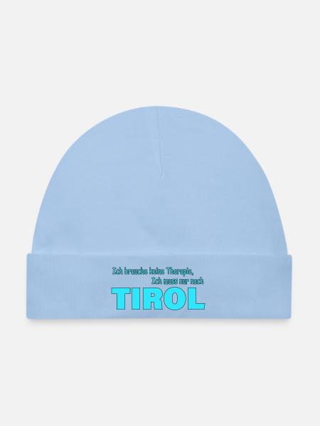 Therapie TIROL - Baby Premium Organic Mütze - Hellblau
