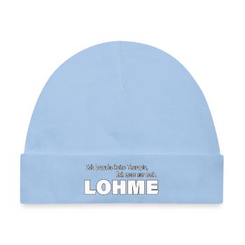 Therapie LOHME - Baby Premium Organic Mütze - Hellblau - Vorne
