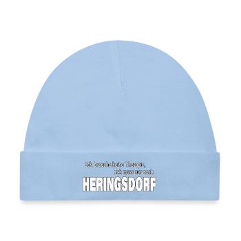 Therapie HERINGSDORF - Baby Premium Organic Mütze - Hellblau - Vorne