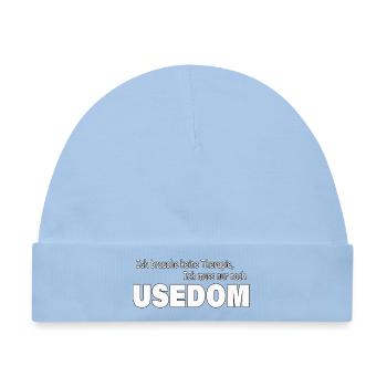 Therapie USEDOM - Baby Premium Organic Mütze - Hellblau - Vorne