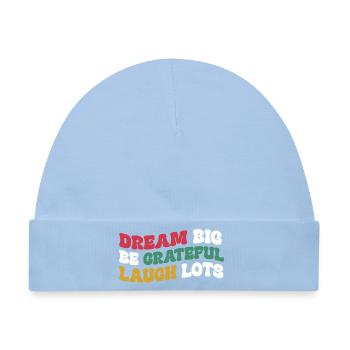 Positives Denken Inspirierend Motivation - Baby Premium Organic Mütze - Hellblau - Vorne