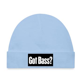Hast du Bass? - Baby Premium Organic Mütze - Hellblau - Vorne