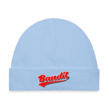 bandit dieb crime criminal aufkleber hooligan gang - Baby Premium Organic Mütze - Hellblau - Vorne