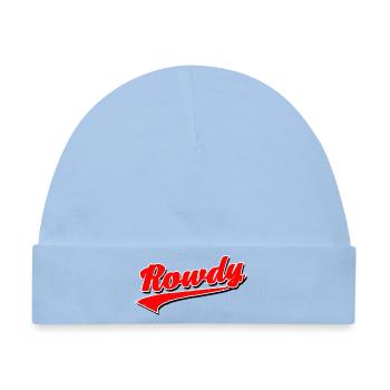 rowdy rüpel bandit gang dieb chaot bengel sohn - Baby Premium Organic Mütze - Hellblau - Vorne
