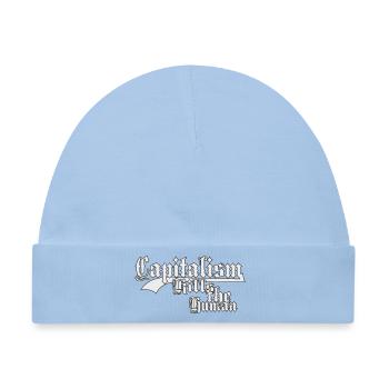 Kapitalismus Tötet das Menschliche - Baby Premium Organic Mütze - Hellblau - Vorne