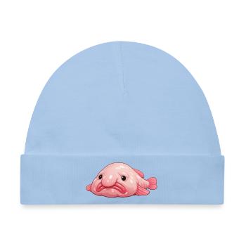 Blobfisch - Baby Premium Organic Mütze - Hellblau - Vorne