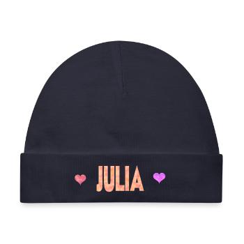 Julia - Baby Premium Organic Mütze - Navy - Vorne