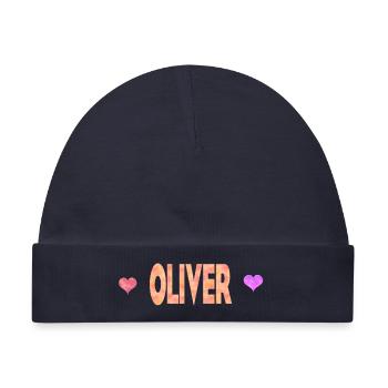Oliver - Baby Premium Organic Mütze - Navy - Vorne