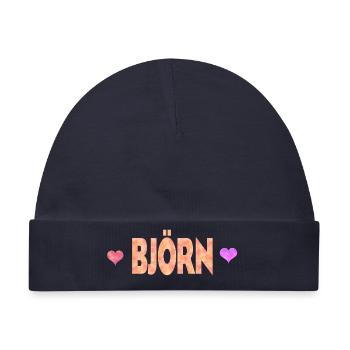 Björn - Baby Premium Organic Mütze - Navy - Vorne