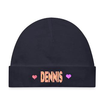 Dennis - Baby Premium Organic Mütze - Navy - Vorne