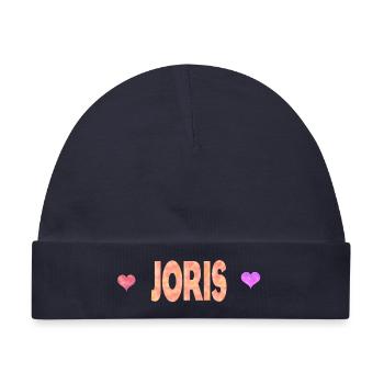 Joris - Baby Premium Organic Mütze - Navy - Vorne