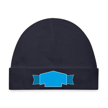 Banner - Baby Premium Organic Mütze - Navy - Vorne