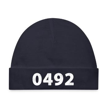 0492 Helmond Gemert Handel Elsendorp - Baby Premium Organic Mütze - Navy - Vorne