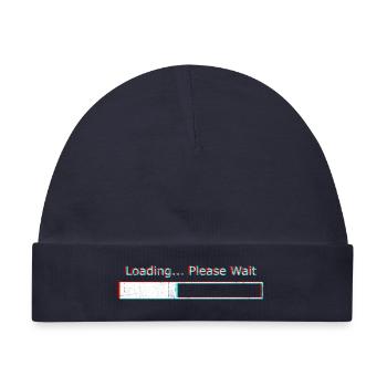 Laden Bitte warten - Baby Premium Organic Mütze - Navy - Vorne