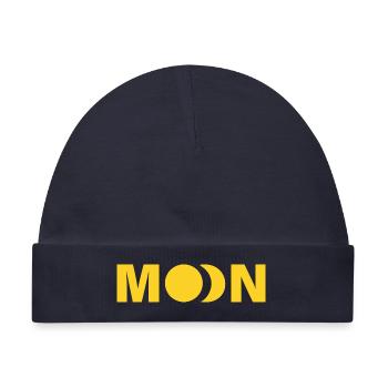 MOON - Baby Premium Organic Mütze - Navy - Vorne