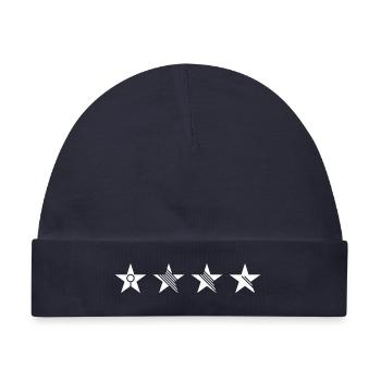 Band - Baby Premium Organic Mütze - Navy - Vorne