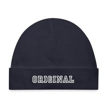 original - Baby Premium Organic Mütze - Navy - Vorne