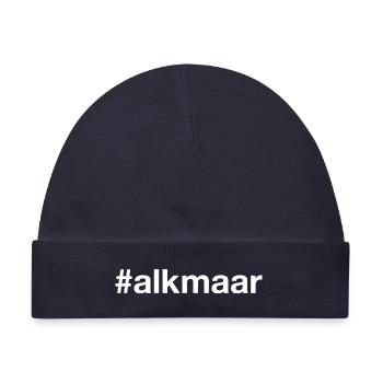 Alkmaar Nederland Netherlands - Baby Premium Organic Mütze - Navy - Vorne