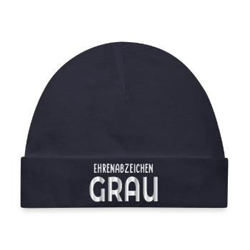 Ehrenabzeichen Graue Haare - Baby Premium Organic Mütze - Navy - Vorne