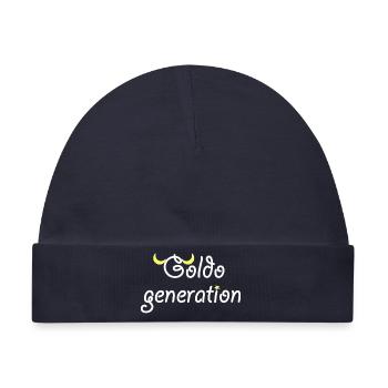 Goldo-Generation - Baby Premium Organic Mütze - Navy - Vorne