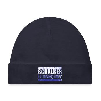Schalker Leidenschaft - Baby Premium Organic Mütze - Navy - Vorne