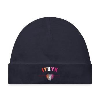 LGBT Pride Monat - IYKYK Lesbe - Baby Premium Organic Mütze - Navy - Vorne
