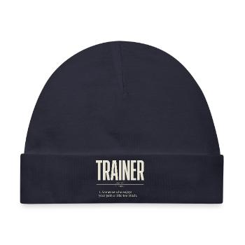 Personal Trainer Someone Who Fitness Enthusiast - Baby Premium Organic Mütze - Navy - Vorne