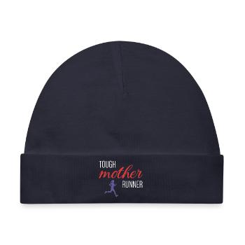 Tough Mother Runner - Baby Premium Organic Mütze - Navy - Vorne