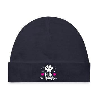 Pelz Mama - Baby Premium Organic Mütze - Navy - Vorne