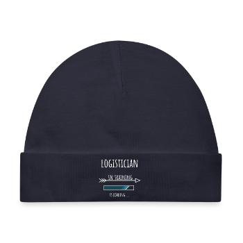 Logistician in Ausbildung Beruf Geschenk - Baby Premium Organic Mütze - Navy - Vorne