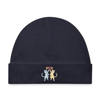 Freunde teilen Pawsitive Energy - Baby Premium Organic Mütze - Navy - Vorne