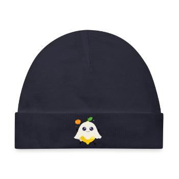 Süßer Zitronengeist - Baby Premium Organic Mütze - Navy - Vorne