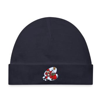 Süßer Dab Dabbing Weihnachtsmann Weihnachten Xmas - Baby Premium Organic Mütze - Navy - Vorne