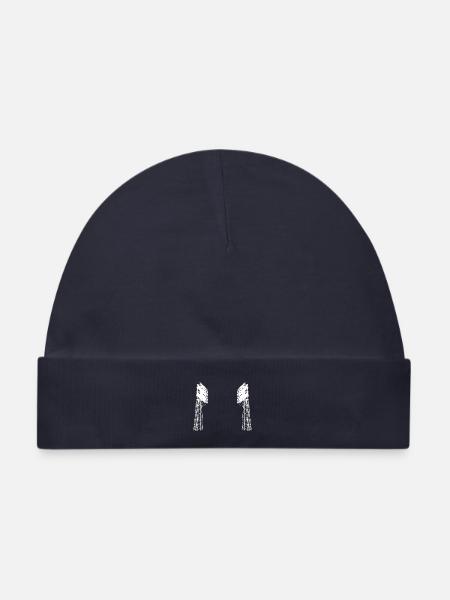 Flutlichter - Baby Premium Organic Mütze - Navy