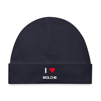 I love Molche - Baby Premium Organic Mütze - Navy - Vorne